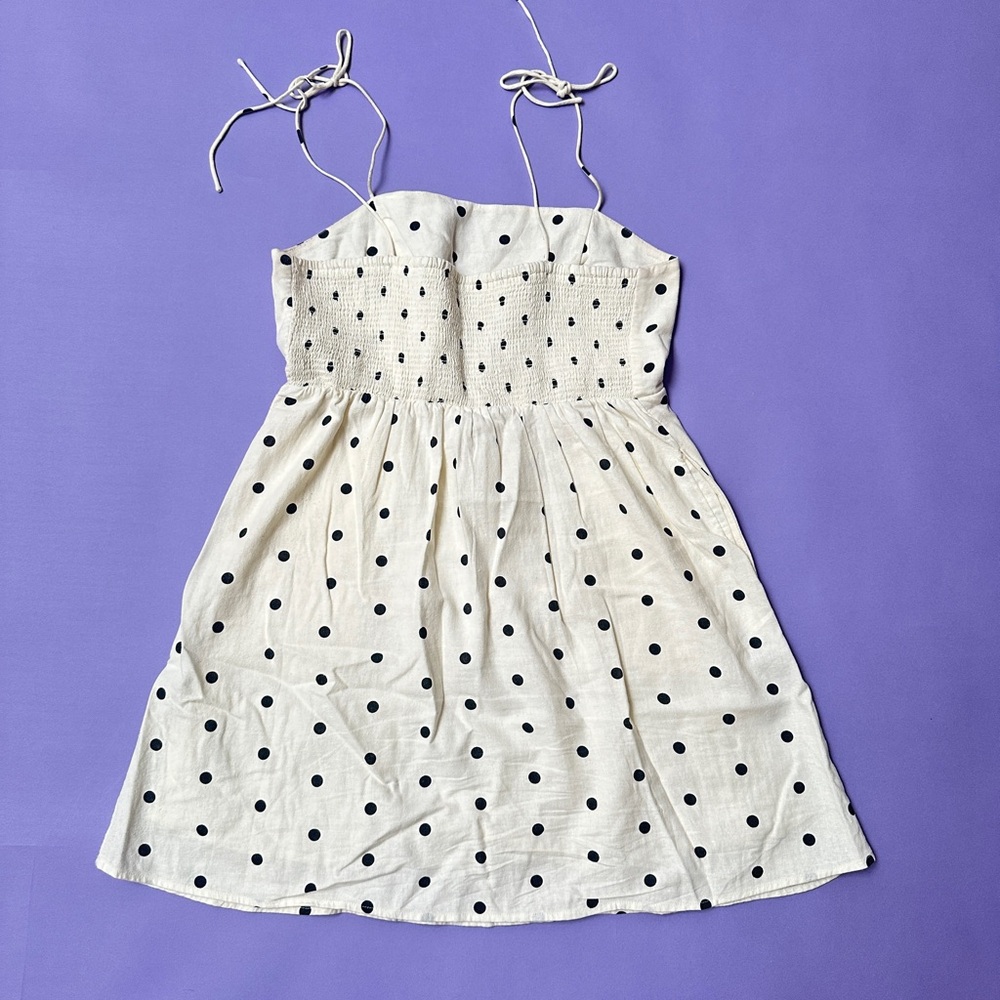 White Polka Dot Dress - Picture 5 of 6